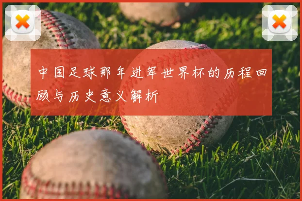 中国足球那年进军世界杯的历程回顾与历史意义解析